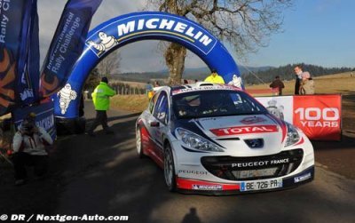 Bouffier leads after dramatic snow-hit day two