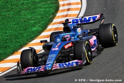 Alpine F1 bien ancrée dans le top 10 à Zandvoort