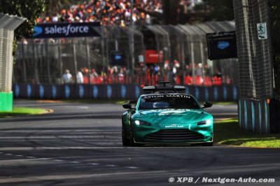 Verstappen&nbsp;: La safety car fournie par Aston Martin est trop lente&nbsp;!