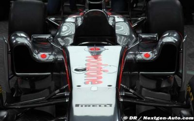 McLaren teste les échappements à l’avant
