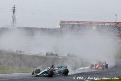 La F1 a besoin de ’trouver une solution’ pour la visibilité par temps humide