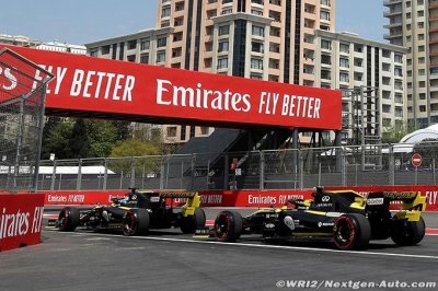 Renault doit revoir ses réglages et ses appuis à Bakou