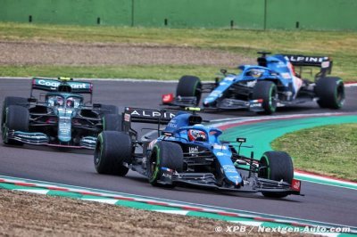 Ocon estime que l’Alpine A521 a fait des progrès avec ses évolutions