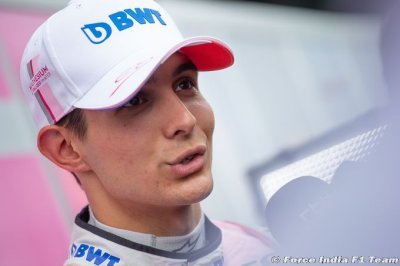 Ocon visited Williams factory