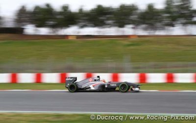 Sauber a du mal avec les basses vitesses