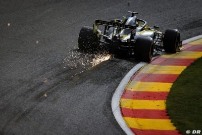 La belle puissance du V6 Renault F1 fait parler en Belgique