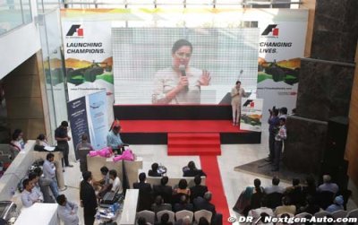 Kaltenborn, marraine de l’opération ’F1 in schools’
