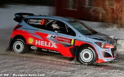 Hyundai finishes Rally Sweden with both cars on positive final day