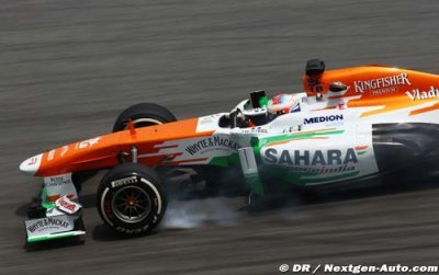 Di Resta vise le week-end parfait avec sa VJM06