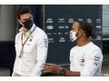 Wolff s'attend à voir Hamilton au volant des F1 de 2022