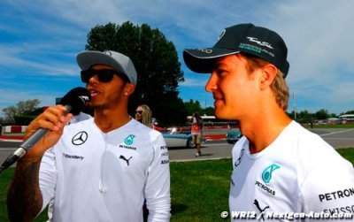 Mercedes duo tussle over title ’momentum’