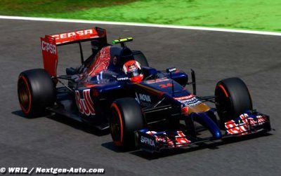 Kvyat manque les points à cause d’une casse de freins