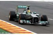 Hamilton snatches pole in Belgium