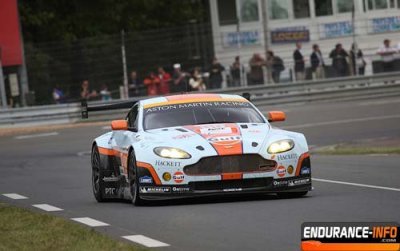 Young Driver AMR en soutien de la Vantage GTE #95