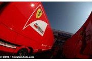 Ferrari fait tourner son V6 turbo au banc