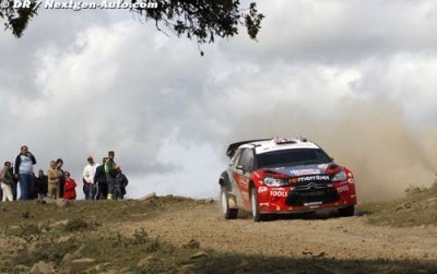 Solberg le plus rapide du shakedown en Sardaigne