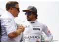 Alonso encense le rôle de Zak Brown chez McLaren et en F1