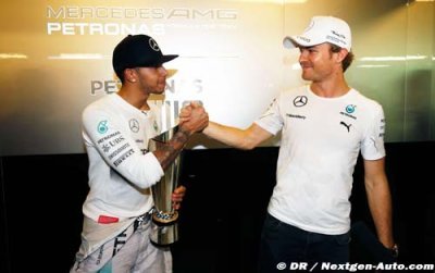Hamilton&nbsp;: Cela se passera mieux avec Rosberg en 2015