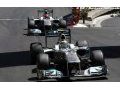 Schumacher se sait plus faible en qualifs que Rosberg