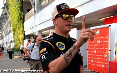 Raikkonen veut courir malgré son dos