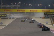 Hamilton gagne à Bahreïn une course marquée par un miracle