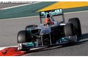 Barcelona Test: Schumacher sets the pace