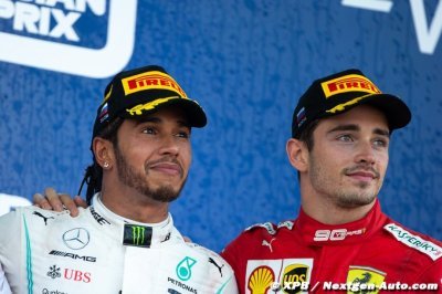 Ecclestone&nbsp;: Hamilton ne ’survivrait pas’ chez Ferrari face à Leclerc