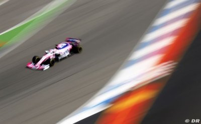 La Racing Point version B porte Pérez à la 8e place, première Q2 pour Stroll