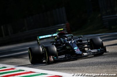 Italie, EL1&nbsp;: Bottas en tête devant Hamilton, Verstappen dans le mur