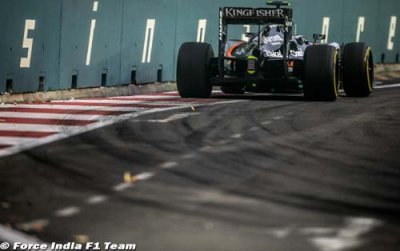 Qualifying - Singapore GP report: Force India Mercedes