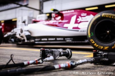 Ericsson a testé l’Alfa Romeo C38 et les Pirelli 2020