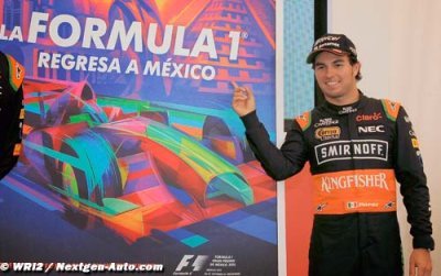 Perez et Fittipaldi étaient présents à l’inauguration du circuit mexicain