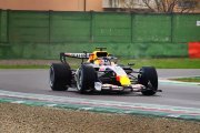 Racing Bulls reveal giant airbox in frosty Imola shakedown