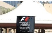 F1 track wet in Abu Dhabi desert!