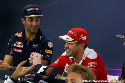 Ricciardo&nbsp;: Le pire ennemi de Vettel, c’est Vettel lui-même