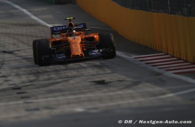 Vandoorne finit hors des points à Singapour