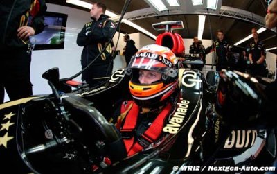 La Lotus compétitive mais loin derrière la Red Bull