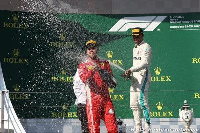 Hamilton&nbsp;: Ca s’est beaucoup joué au mental avec Vettel et Ferrari