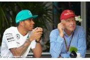 Wolff : Lauda a une grande influence sur Hamilton