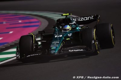 Aston Martin F1&nbsp;: Prudent, Alonso vise juste la Q3 à Djeddah