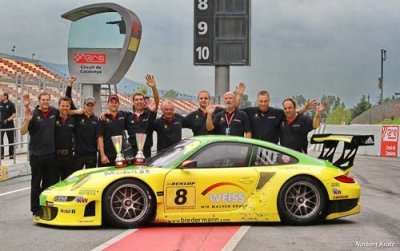 Deux Porsche 911 GT3-RSR pour le Porsche AG Team Manthey