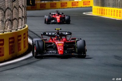 La Ferrari ‘mange tout crus ses pneus’ pour Sainz