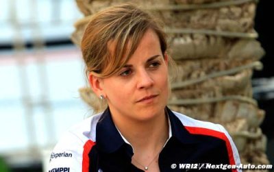 Les garçons ne font pas peur à Susie Wolff