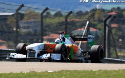 Force India a eu un après-midi difficile