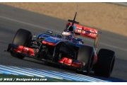 Jerez, jour 1 : Button débute l'année par un meilleur temps