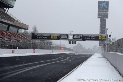 Barcelona I, day 3: Alonso sets only time as snow and rain disrupt F1 testing