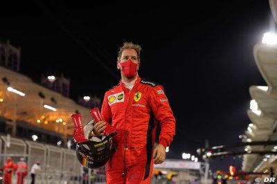 Vettel ’much more positive’ as Ferrari tenure ends