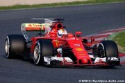 Barcelone I, jour 1 : Vettel dans les temps des essais 2016 à la pause