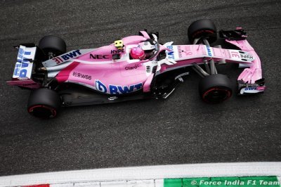Un nouvel ensemble aéro chez Racing Point Force India à Singapour