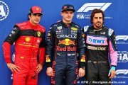 Sainz espère 'mettre la pression' sur Verstappen et Red Bull en course